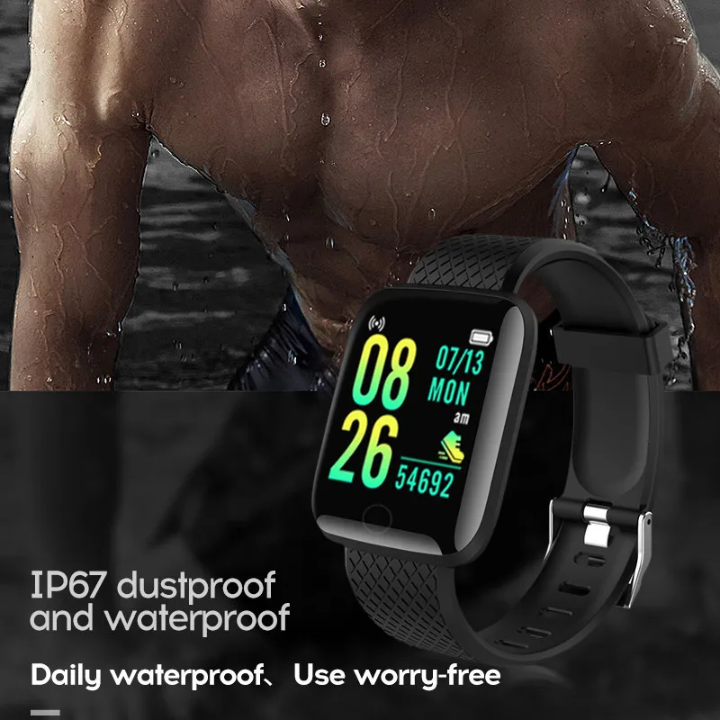 Fitness Smart Watch – 116plus Full Touch Screen, IP67 Waterproof Bluetooth Watch for Men & Women, Compatible with Android & iOS - Image 6
