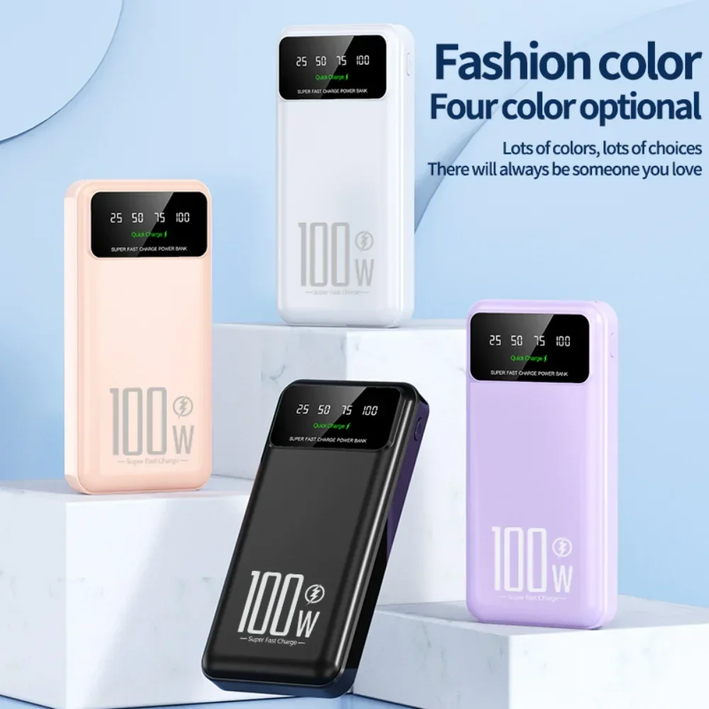 Xiaomi 50000mAh High Capacity Power Bank – 100W Super Fast Charge LED Digital Display Portable Battery Charger for iPhone Samsung Xiaomi - Image 4