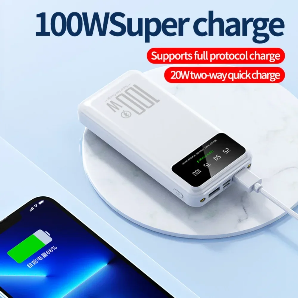 Xiaomi 50000mAh High Capacity Power Bank – 100W Super Fast Charge LED Digital Display Portable Battery Charger for iPhone Samsung Xiaomi - Image 6